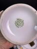Hand Painted Nippon Creamer with Lid and Saucer, Floral and Bird Motif - 3