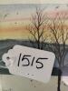 Framed D. Morgan Print With Tree and Sunset Scene, 1990 - 9