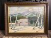 Original Signed Oil on Canvas in Ornate Wood Frame