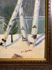 Original Signed Oil on Canvas in Ornate Wood Frame - 5