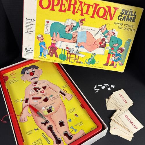 Vintage 1965 &ldquo;Operation&rdquo; Game by Milton Bradley