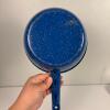 Blue Speckled Enamelware Saucepan - 3