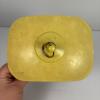 Yellow Metal Hanging Suet Bird Feeder - 3