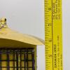 Yellow Metal Hanging Suet Bird Feeder - 6
