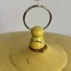 Yellow Metal Hanging Suet Bird Feeder - 7