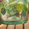 Decorative Glass Bottle with Citrus Motif - 6