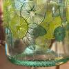 Decorative Glass Bottle with Citrus Motif - 7