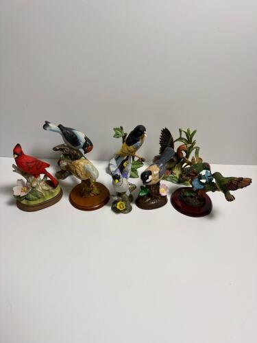 Porcelain Bird Figurines by Homco and Napco