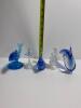 Glass Dolphin and Figurines - 2