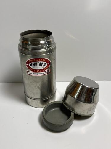 Vintage Uno-Vac Stainless Steel Thermos Bottle