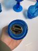 Kanawha Blue Hobnail Glassware Assortment - 4