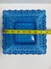 Blue Pressed Glass Bowl and Pitcher - 3