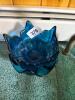 MCM Blue Art Glass Bowls - 4