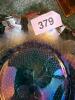 Carnival Glass Bowl With Geometric Pattern - 4