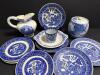 Blue and White Transferware Willow-Style