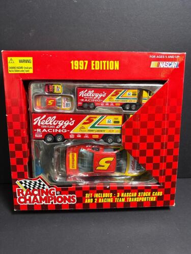 Racing Champions 1997 Kellogg's NASCAR Stock Cars and Transporters