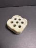 Glazed Ceramic Flower Frog