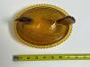Amber Glass Hen on Nest Dish in the Manner of Early American Pressed Glass - 2