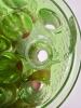 Vaseline Uranium Glass Flower Frog Depression-Era - 5