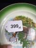 Buffalo Pottery Deer Scene Plates Green Rim Set - 6