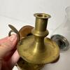 Assorted Metalware with Pitchers, Candle Holders and Basket - 5