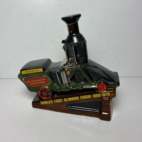 Mount Washington Cog Railway Peppersass Commemorative Decanter
