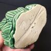 Presumed McCoy Green Glazed Frog and Lily Pad Planter - 6