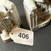 Pair of Ceramic Boy and Girl Bookends - 9