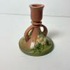 Roseville Pottery Ceramic Candlestick Holder - 3