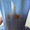Red Wing Pottery Blue Glazed Vase - 4