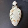 Lidded Ceramic Bird Box With Swirl Pattern - 2