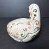 Lidded Ceramic Bird Box With Swirl Pattern - 6