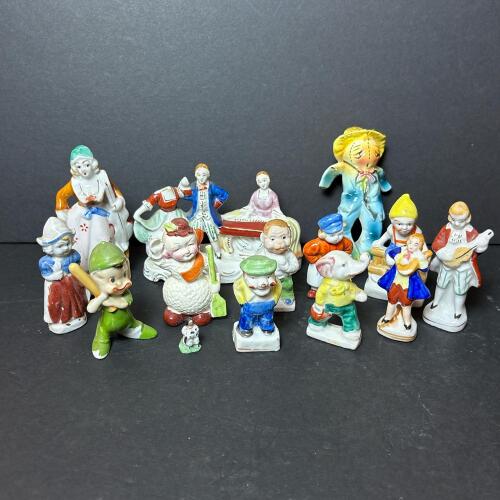 Vintage Japanese Porcelain Figurines Assorted Lot