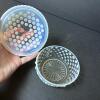 Opalescent Glass Hobnail-Style Covered Dish - 3