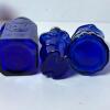 Eight Cobalt Blue Glass Salt and Pepper Shakers Including Figural Pair - 7