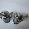 Pair of Avon Lidded Glass Beer Steins - 2