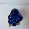 Blue Glass Grape Cluster Table Sculpture - 2