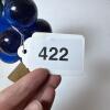 Blue Glass Grape Cluster Table Sculpture - 7