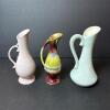 Trio of Decorative Ceramic Bud Vases - 2