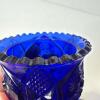Cobalt Blue Glass Tableware Lot - 8
