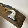 16.75" x 5.5" Wooden Revolver Wall Plaque - 6