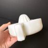 Sunkist White Milk Glass Juicer - 3