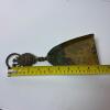 Brass-Tone Crumb Catcher with Esmeralda Figural Handle - 6