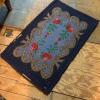 Hand-Hooked Floral Rug, 24"x38" - 6