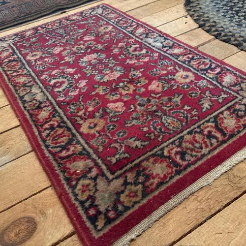 Oriental Floral Area Rug, 36"x21"