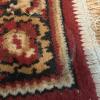 Oriental Area Rug with Red Medallion Pattern, 42"x24" - 7