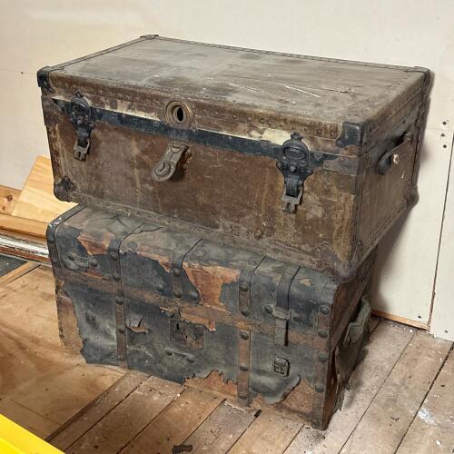 Two Vintage Trunks