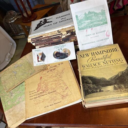 Vintage New Hampshire History Books, Maps, & Ephemera