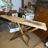 Rustic Wooden Folding Ironing Board