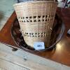 Three Rustic Woven Baskets - 8